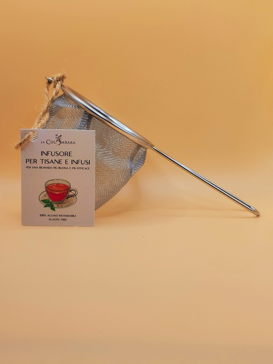 Infusore per tisane e infusi in acciaio inox