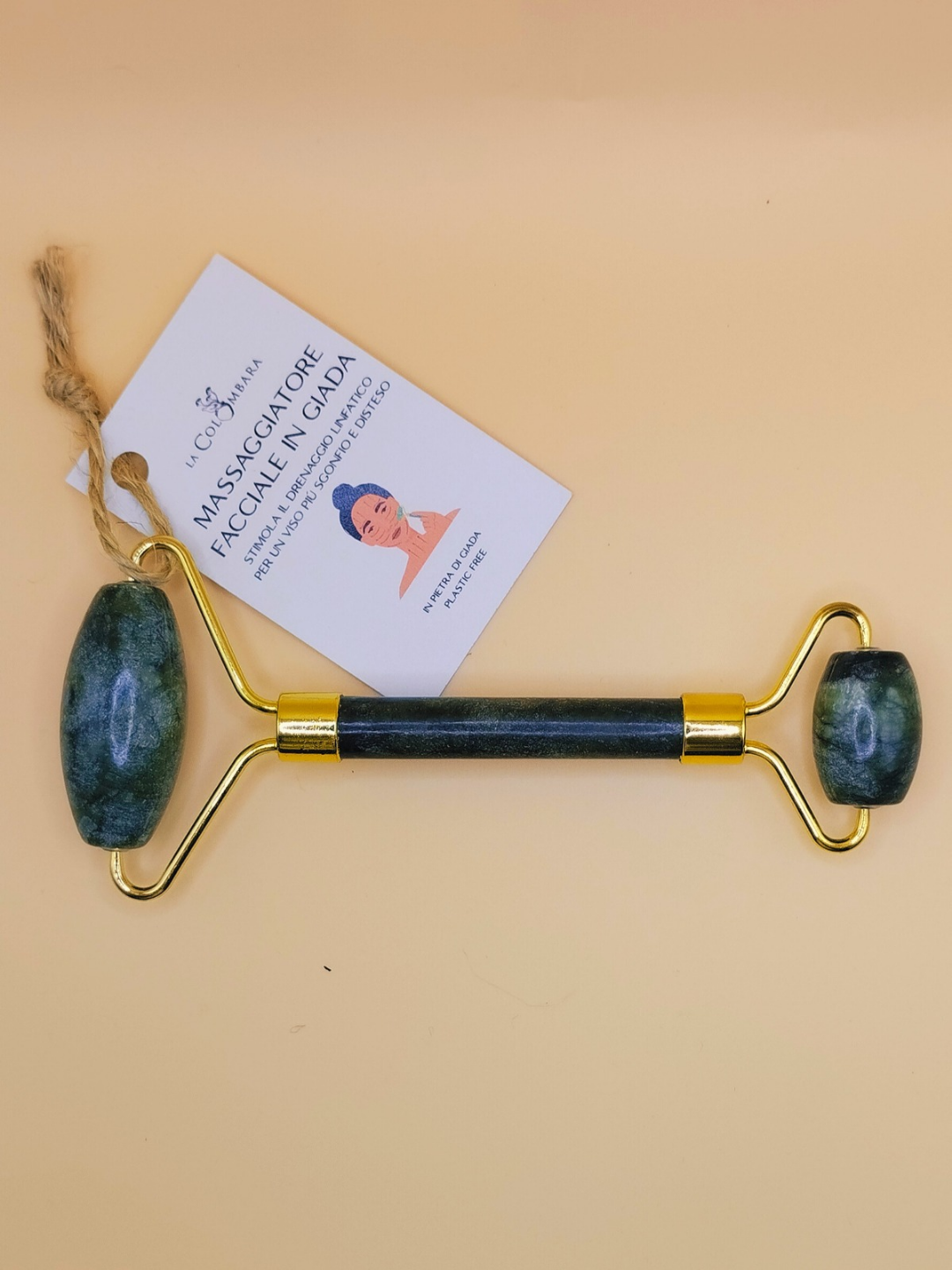 Massaggiatore facciale in giada